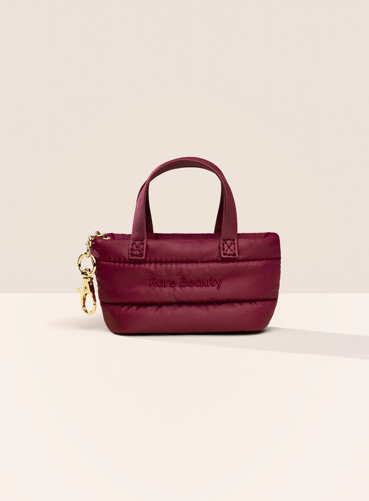 Mini Puffy Tote Keychain - Merlot display picture 3