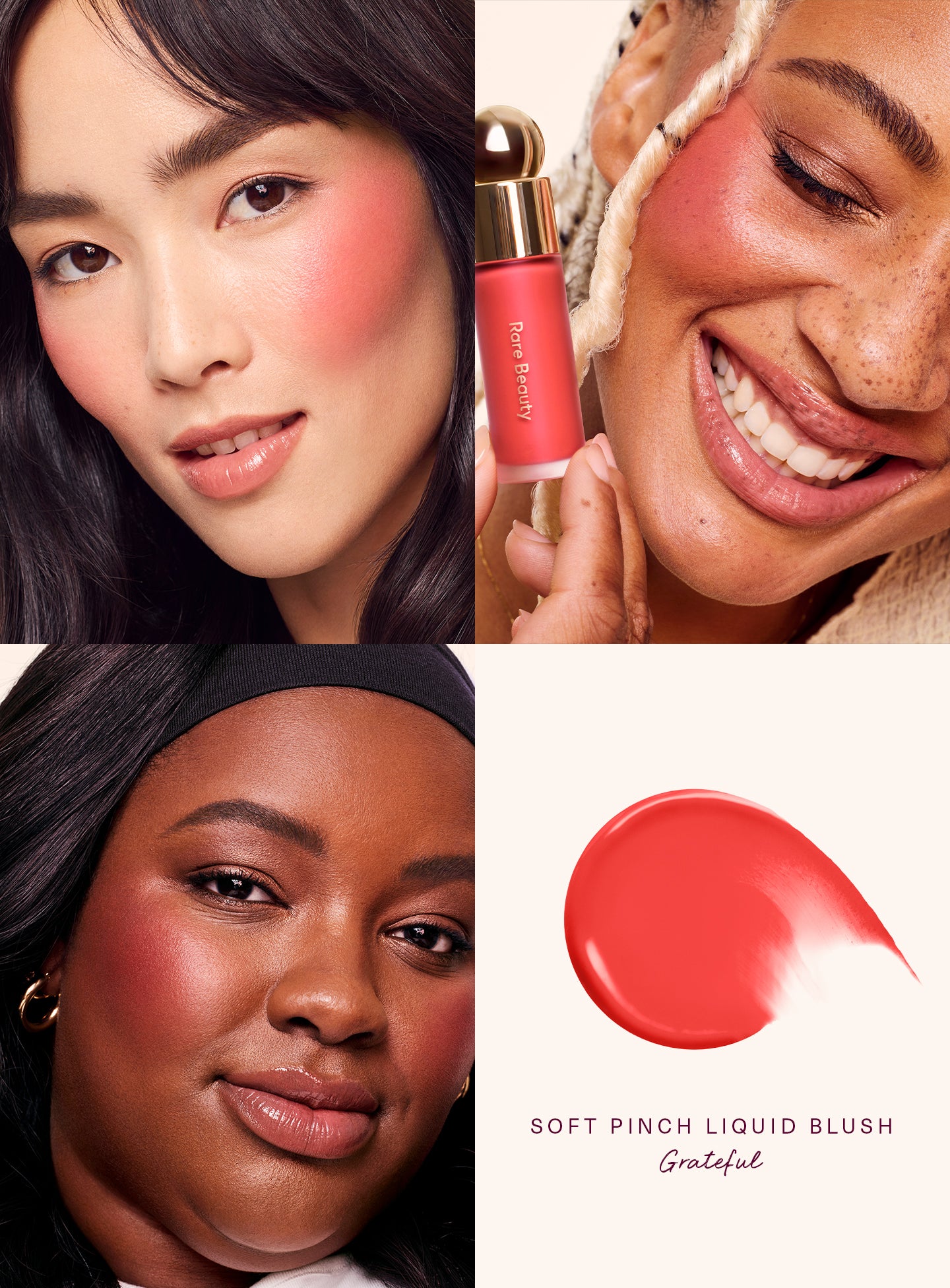 Rare Beauty's Soft Pinch Liquid Blush in the shade 