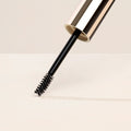 Close up of Rare Beauty's Brow Harmony Flexible Lifting Gel brush.