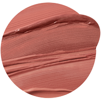 Rare Beauty makeup swatch in shade "nearly neutral". A warm, neutral beige-colored shade.