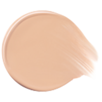 Rare Beauty makeup swatch 130N. A light-colored shade with neutral beige undertones.